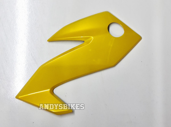 HONDA CB125F / GLR125 LEFT HAND HEADLIGHT COWL SIDE PANEL - PEARL YELLOW (2015-2020)