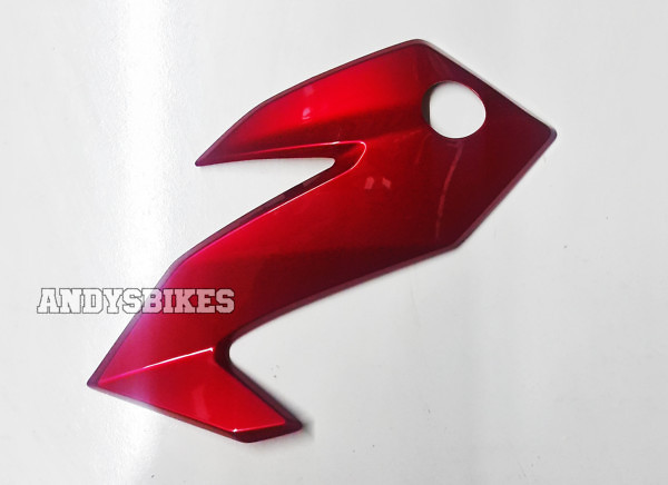 HONDA CB125F / GLR125 LEFT HAND HEADLIGHT COWL SIDE PANEL - CANDY RED (2015-2020)