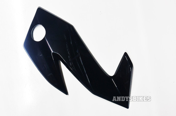 HONDA CB125F / GLR125 LEFT HAND HEADLIGHT COWL SIDE PANEL - ONYX BLACK (2015-2020)