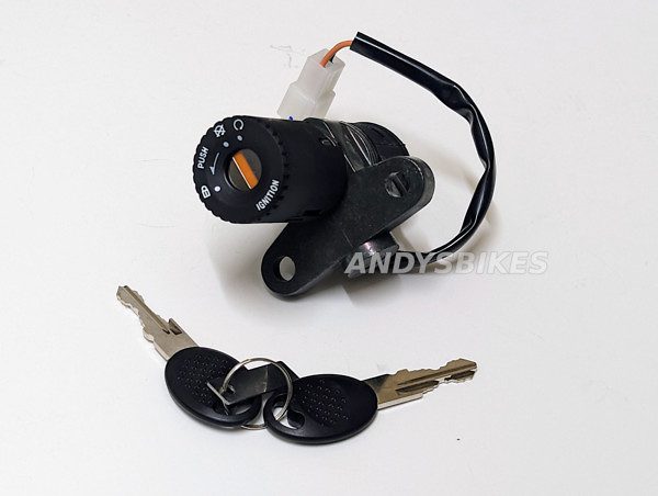 Ignition Switch Barrel & Keys - Aprilia RS125 & Tuono 125