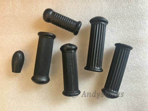 FOOTREST RUBBER KIT for BSA A50 / A65 (MODELS WITH FIXED RIDERS PEGS)